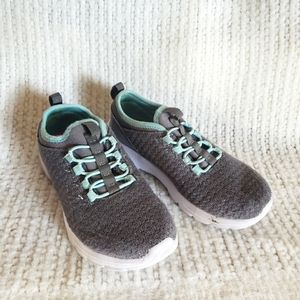 Little Girls Champion Grey Sparkle Slip-on Sneakers